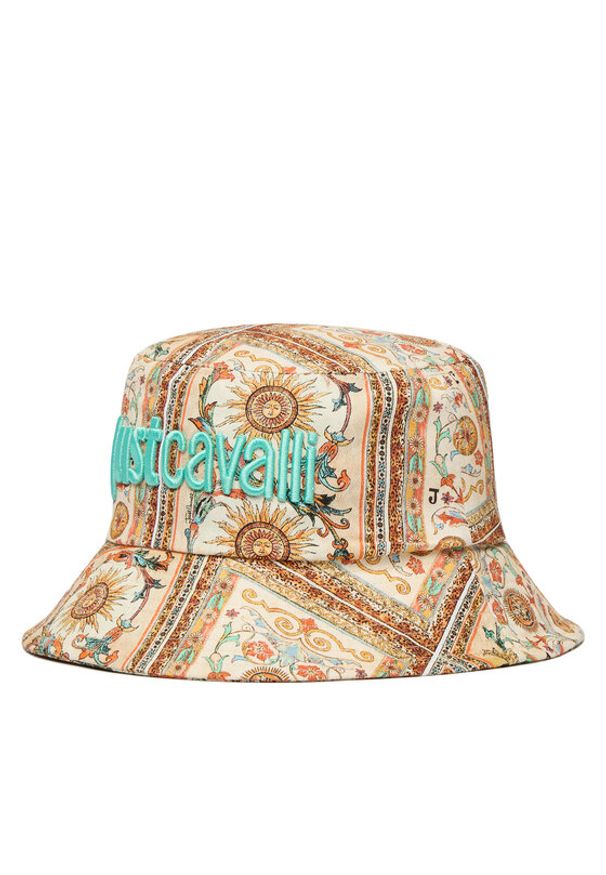 Just Cavalli Kapelusz 80RAZK3A ZG407 Beżowy jasny. Kolor: beżowy. Materiał: bawełna