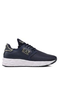 EA7 Emporio Armani Sneakersy X8X123 XK300 S323 Granatowy. Kolor: niebieski. Materiał: materiał