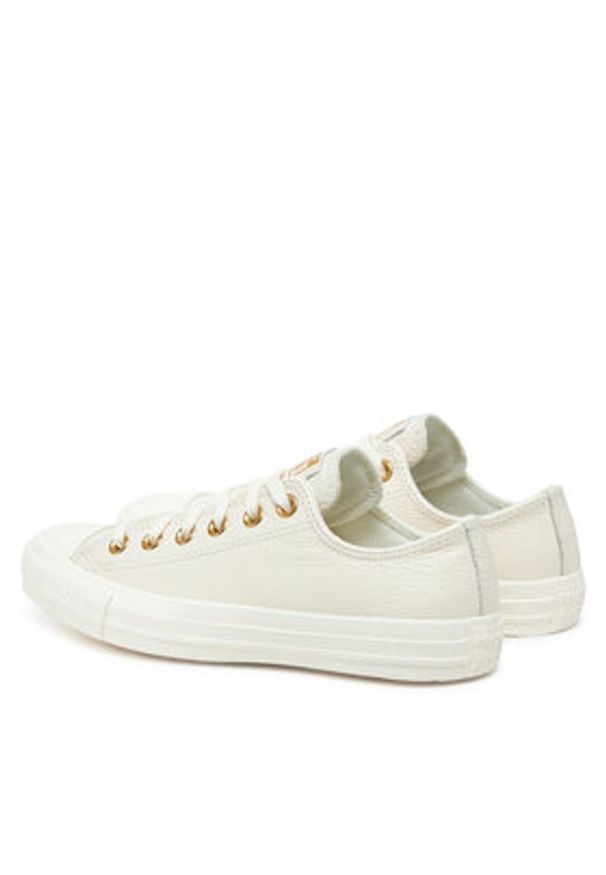 Converse Trampki Chuck Taylor All Star Gold A13814C Écru. Materiał: skóra