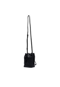 Calvin Klein Torebka Bold Ck Mini Bucket Crossbody LV04F3870G Czarny. Kolor: czarny. Materiał: skórzane #4
