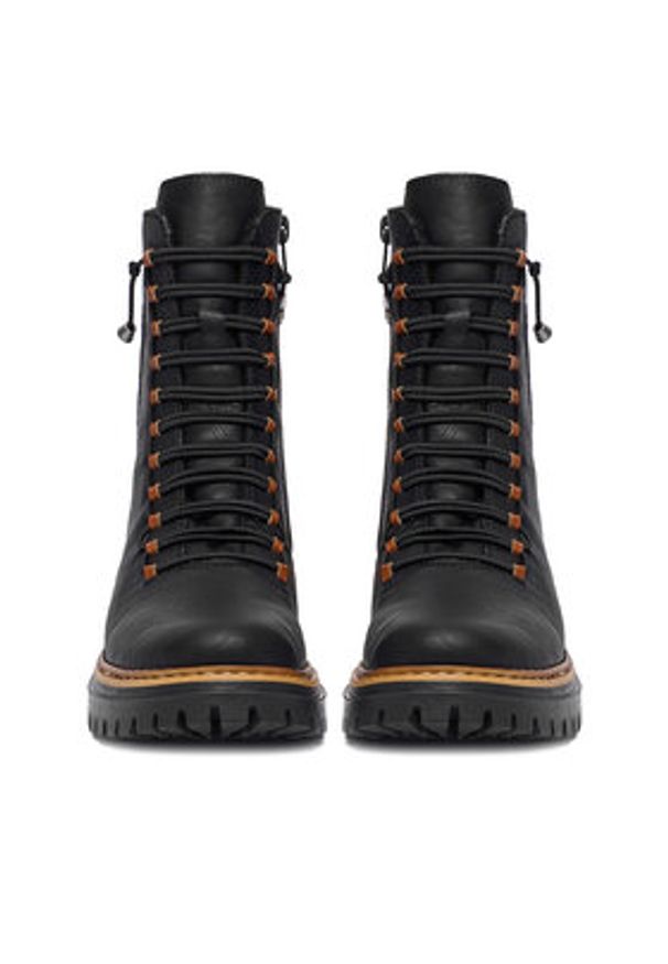 Rieker Trzewiki CEO-72653-00 Czarny. Kolor: czarny. Materiał: syntetyk, materiał