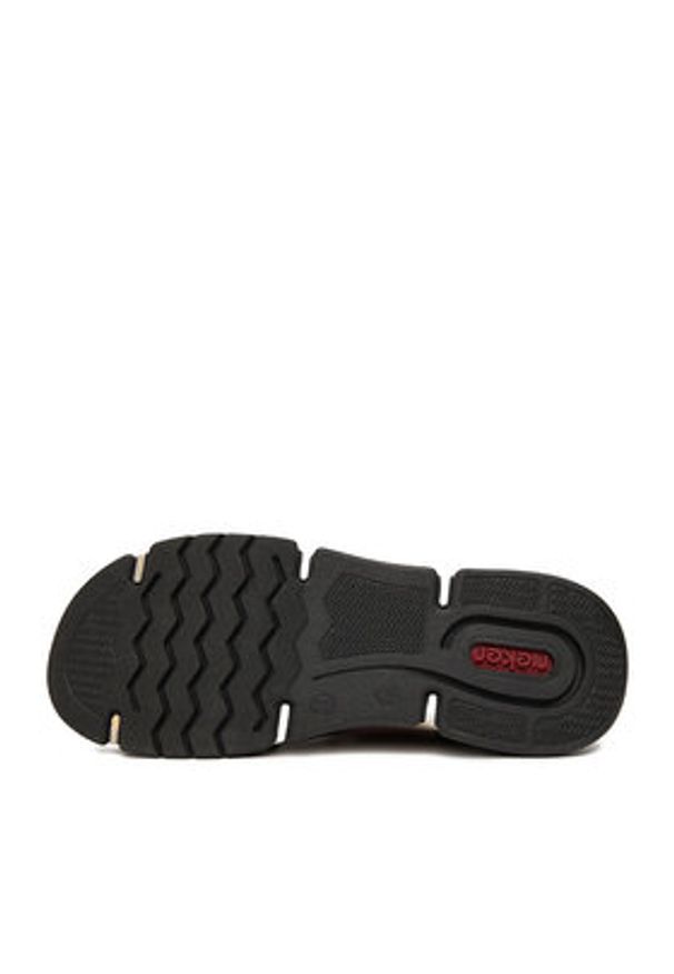 Rieker Sneakersy 45973-36 Bordowy. Kolor: czerwony. Materiał: materiał