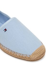 TOMMY HILFIGER - Tommy Hilfiger Espadryle Flag Canvas Espadrille FW0FW08541 Błękitny. Kolor: niebieski. Materiał: materiał #4
