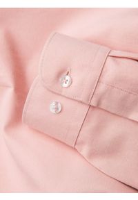 Ombre Clothing - Męska koszula z kieszenią REGULAR FIT - różowa V5 OM-SHCS-0148 - XXL. Kolor: różowy. Materiał: bawełna, poliester. Długość rękawa: długi rękaw. Długość: długie #2