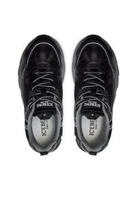 Iceberg Sneakersy IU1706 Czarny. Kolor: czarny. Materiał: materiał #5