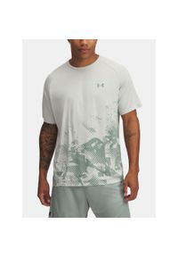 Koszulka treningowa męska Under Armour Tech Fade. Kolor: zielony. Sport: fitness