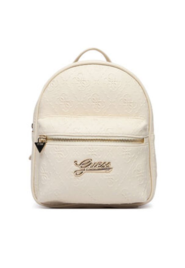 Guess Plecak J6RZ16 WGT10 Écru. Kolor: kremowy. Materiał: skóra