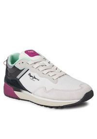 Pepe Jeans Sneakersy PLS31547 Écru. Materiał: skóra #4
