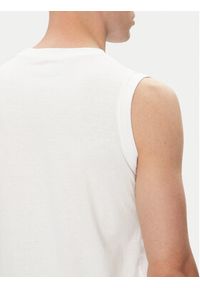 Kappa Tank top Logo Corpo Cadwal 303HZB0 Biały Regular Fit. Kolor: biały. Materiał: bawełna #3
