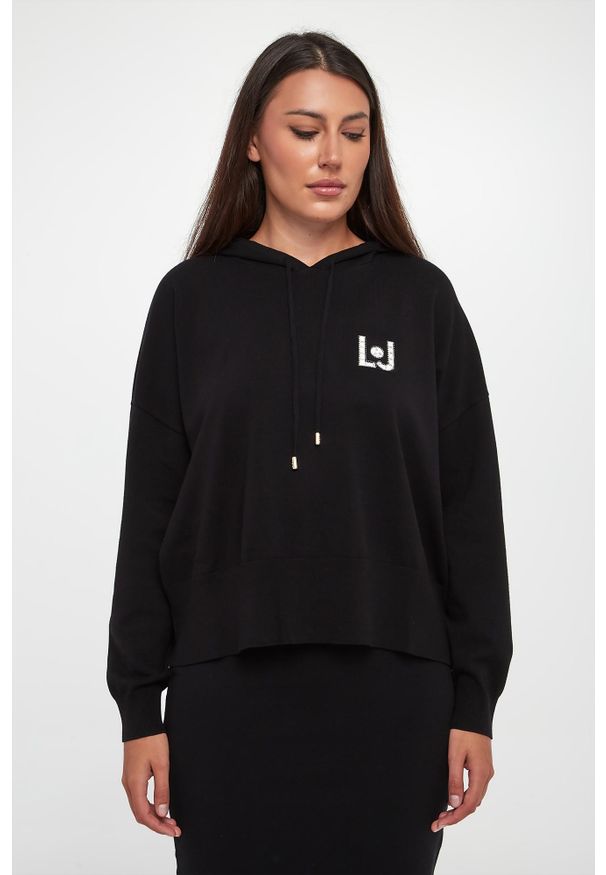 Liu Jo - Sweter damski z kapturem LIU JO. Typ kołnierza: kaptur