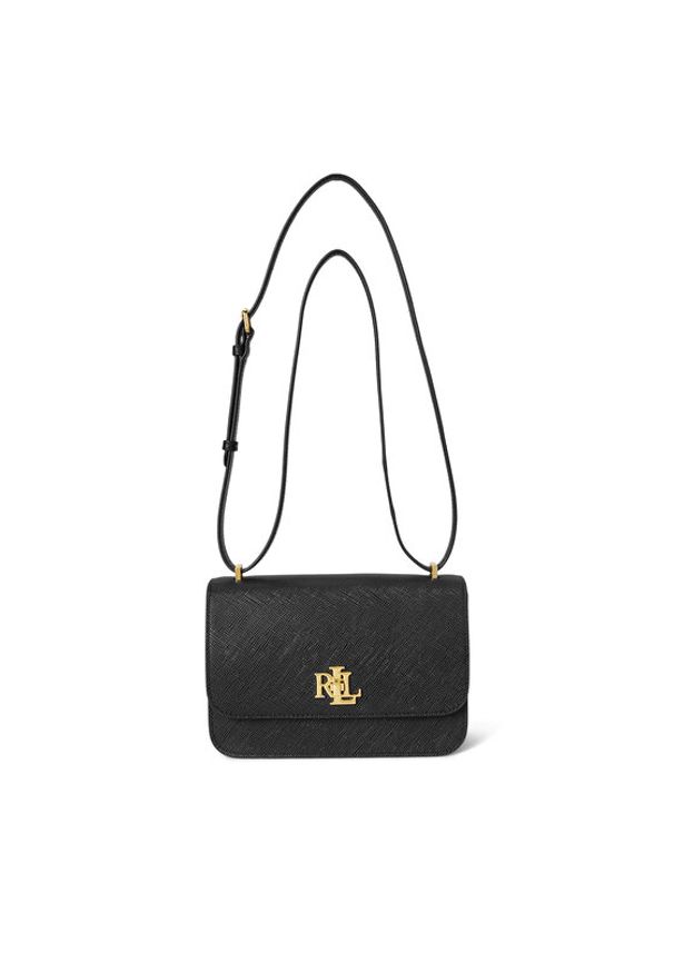 Lauren Ralph Lauren - LAUREN RALPH LAUREN Torebka 431974272002 Czarny. Kolor: czarny. Materiał: skórzane