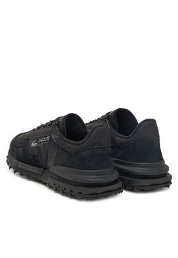 Lacoste Sneakersy Elite Active 7-50SMA0078 Czarny. Kolor: czarny. Materiał: zamsz, skóra