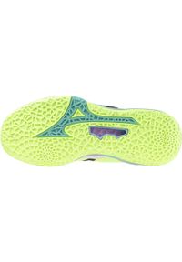 Buty halowe Mizuno Wave Stealth Neo. Kolor: żółty, wielokolorowy, czarny. Materiał: materiał, syntetyk. Model: Mizuno Wave