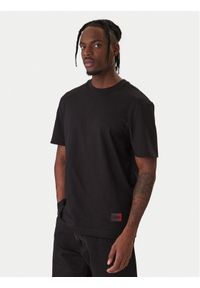 Hugo - HUGO T-Shirt Danoto 50553144 Czarny Regular Fit. Kolor: czarny. Materiał: bawełna #1