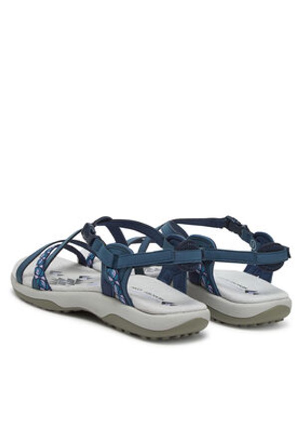 skechers - Skechers Sandały 40955 NVY Granatowy. Kolor: niebieski. Materiał: skóra