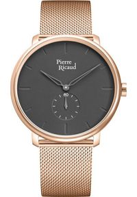 Zegarek Pierre Ricaud Zegarek męski Pierre Ricaud P97168.9116Q różowe złoto. Kolor: złoty, wielokolorowy, różowy #1