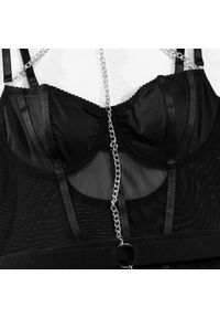 Intica - Body z łańcuszkiem eleganckie na wyjątkowe okazje Folline. Kolor: niebieski. Materiał: materiał #9