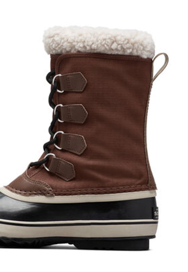 sorel - Sorel Śniegowce 1964 Pac Nylon Boot Wp 2114071256 Brązowy. Kolor: brązowy. Materiał: materiał