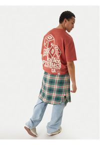 DC Shoes T-Shirt High Rollin EDYZT04367 Pomarańczowy Regular Fit. Kolor: pomarańczowy. Materiał: bawełna #7