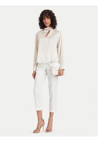 ACCESS FASHION Spodnie materiałowe 63-5132-135 Biały Regular Fit. Kolor: biały. Materiał: syntetyk #4