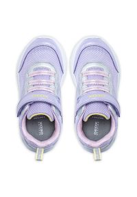 Geox - Sneakersy dziecięce fioletowe GEOX J Sprintye Girl. Kolor: fioletowy. Materiał: materiał. Sport: bieganie