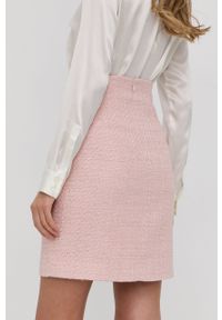 Marciano Guess spódnica kolor różowy mini prosta. Okazja: na co dzień. Kolor: różowy. Materiał: tkanina. Styl: casual #3