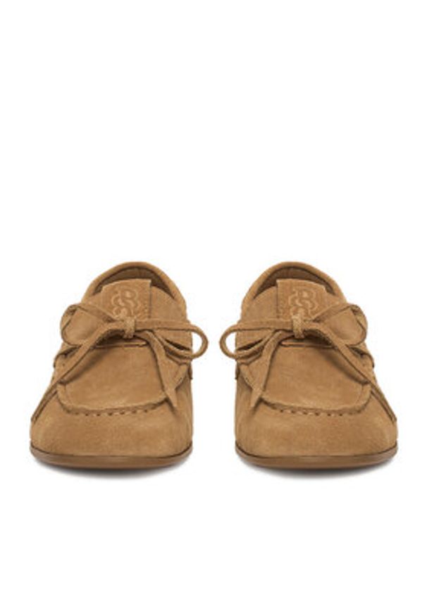 Badura Mokasyny EO-ADLEY-LT2308 Beżowy. Kolor: beżowy. Materiał: skóra, zamsz