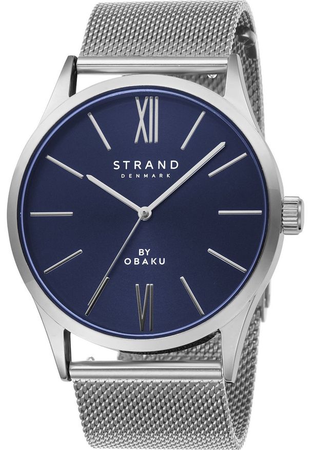 Zegarek Strand Zegarek męski Strand S720GXCLMC srebrny. Kolor: srebrny