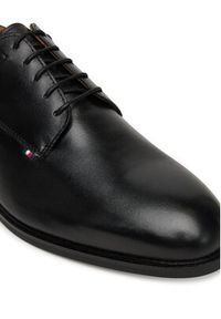 TOMMY HILFIGER - Tommy Hilfiger Półbuty Hilfiger Thunit FM0FM05533 Czarny. Kolor: czarny. Materiał: skóra