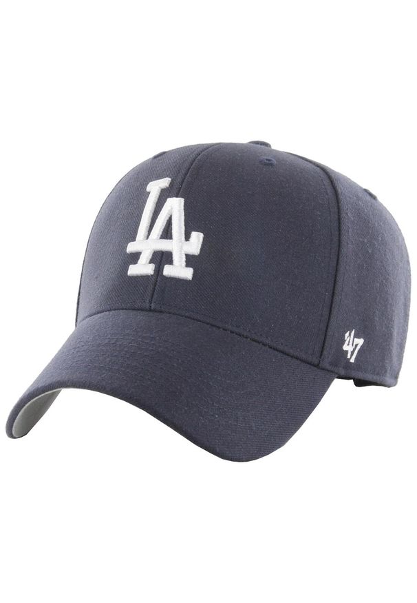 Czapka z daszkiem dla dorosłych 47 Brand Los Angeles Dodgers Cap. Kolor: niebieski. Materiał: wełna, akryl