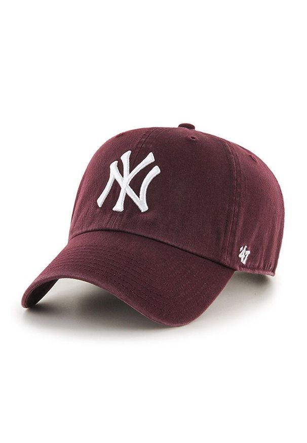 47 Brand - 47brand - Czapka New York Yankees Clean Up. Kolor: czerwony