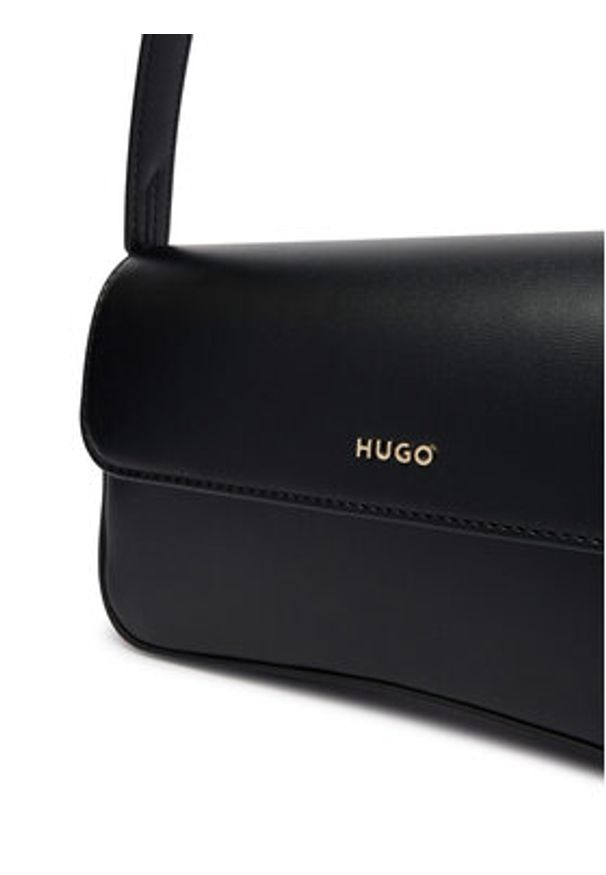 Hugo - HUGO Torebka Syndra 50557942 Czarny. Kolor: czarny. Materiał: skórzane