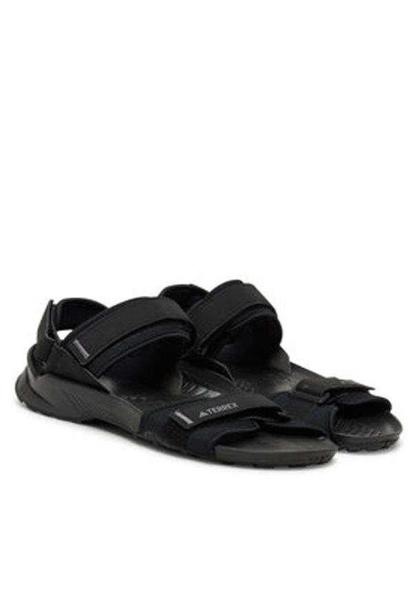 Adidas - adidas Sandały Terrex Hydroterra JQ2231 Czarny. Kolor: czarny. Materiał: materiał