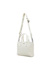 Calvin Klein Torebka Ck Must Small Tote K60K612904 Écru. Materiał: skórzane