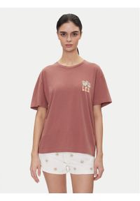 Lee T-Shirt Vintage 112363834 Różowy Relaxed Fit. Kolor: różowy. Materiał: bawełna. Styl: vintage
