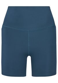 GIRLFRIEND COLLECTIVE - Girlfriend Collective Szorty sportowe Pocket Run 4037 Granatowy Slim Fit. Kolor: niebieski. Materiał: syntetyk. Sport: bieganie