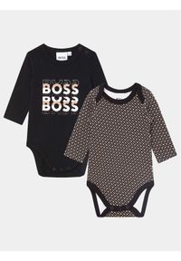 BOSS - Komplet 2 par body dziecięcych Boss. Kolor: czarny