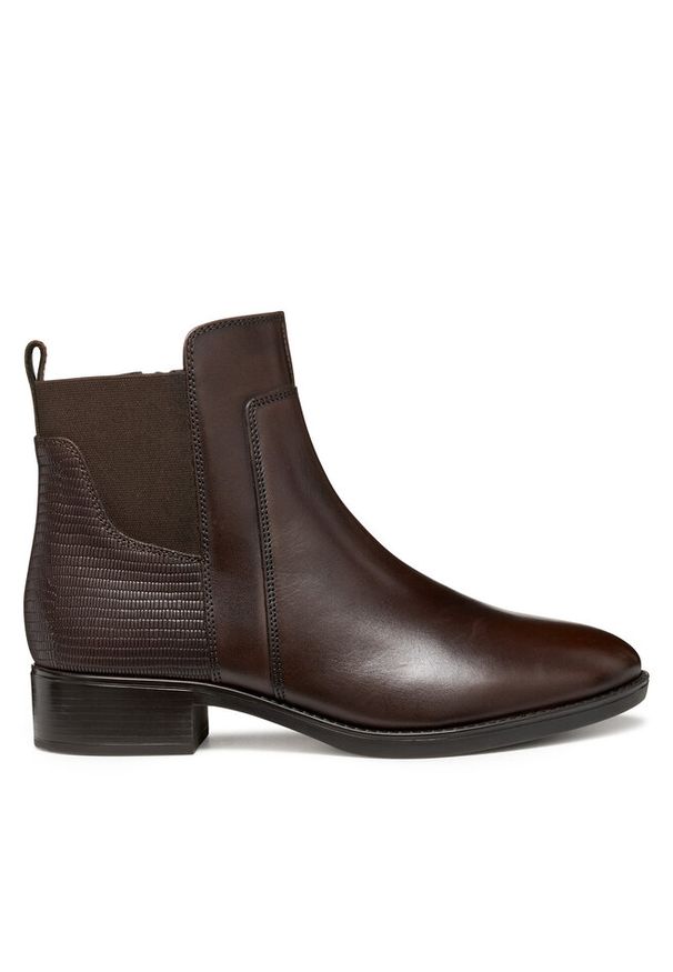 Botki Geox. Kolor: brązowy