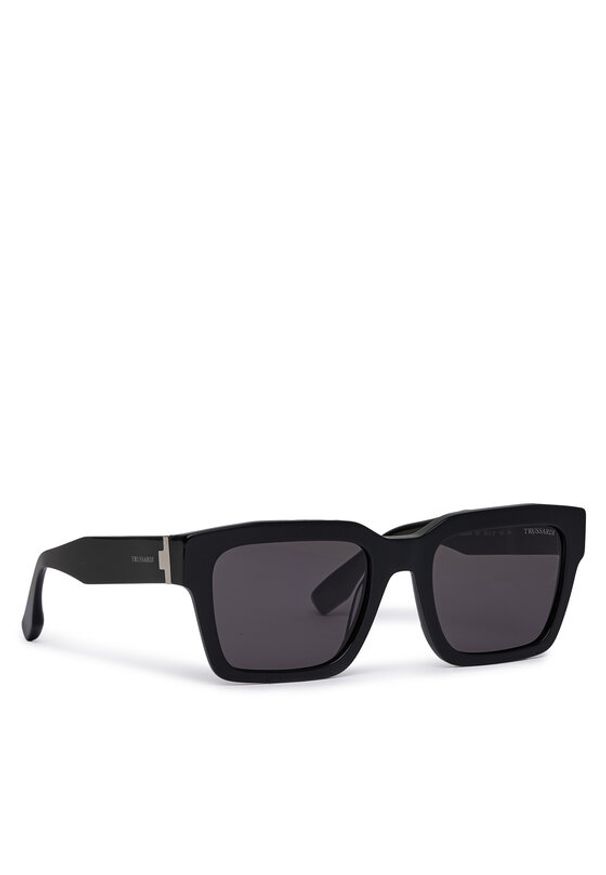 Trussardi Jeans - Trussardi Okulary przeciwsłoneczne TSM9028 Czarny. Kolor: czarny