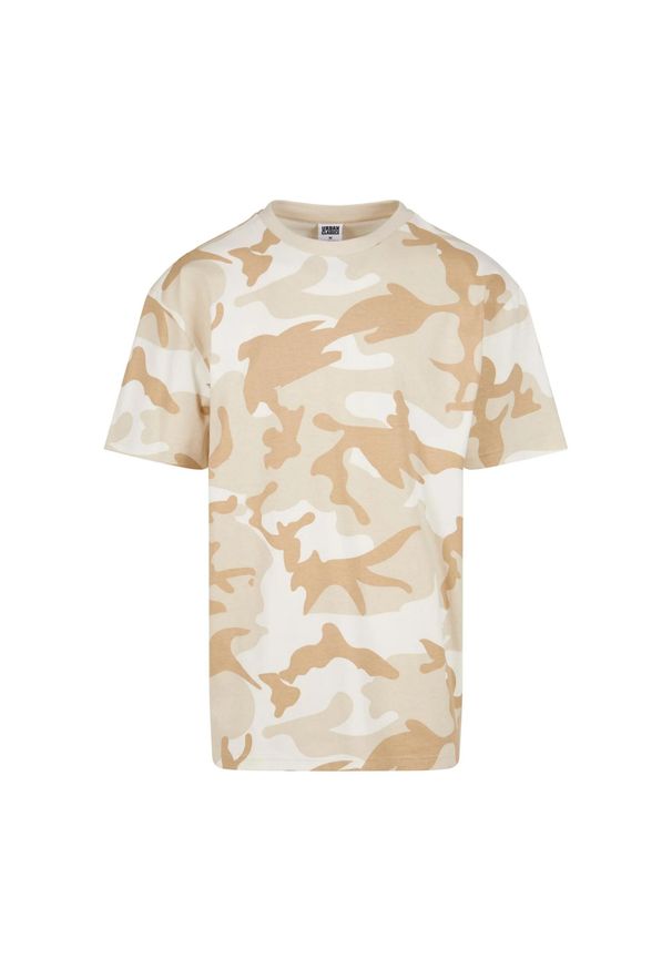 Urban Classics - T-shirt Męski Camo Oversized Simple. Kolor: wielokolorowy