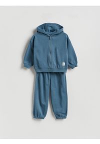 Reserved - Bawełniany komplet - niebieski. Kolor: niebieski. Materiał: bawełna #1