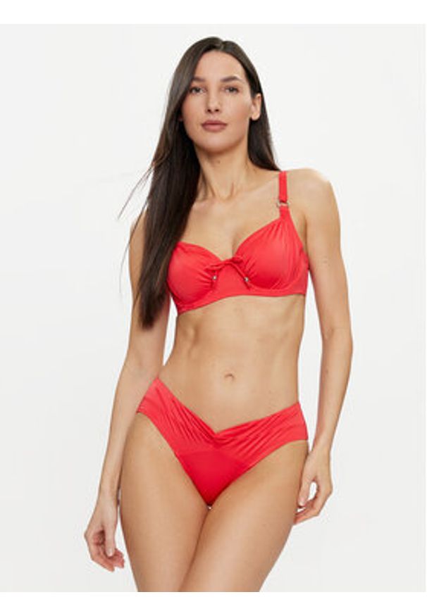Dorina Dół od bikini Fiji DCHI0005MI010 Czerwony. Kolor: czerwony. Materiał: syntetyk