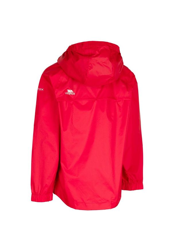 TRESPASS - Kurtka Dziecięca Łatwe Pakowanie Qikpac. Kolor: czerwony