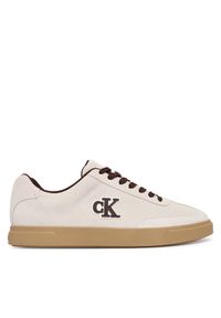 Calvin Klein Sneakersy Low Prof Cupsole Su HM0HM02125 Biały. Kolor: biały. Materiał: skóra, zamsz #1