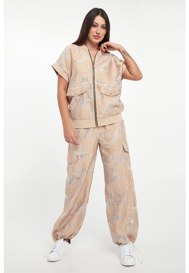 Liu Jo - Kamizelka damska żakardowa LIU JO. Materiał: żakard