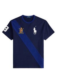 Polo Ralph Lauren T-Shirt 710981767003 Granatowy Regular Fit. Typ kołnierza: polo. Kolor: niebieski. Materiał: bawełna #3