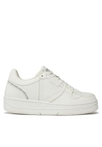 Guess Sneakersy Ancie FLPANC LAC12 Biały. Kolor: biały. Materiał: skóra