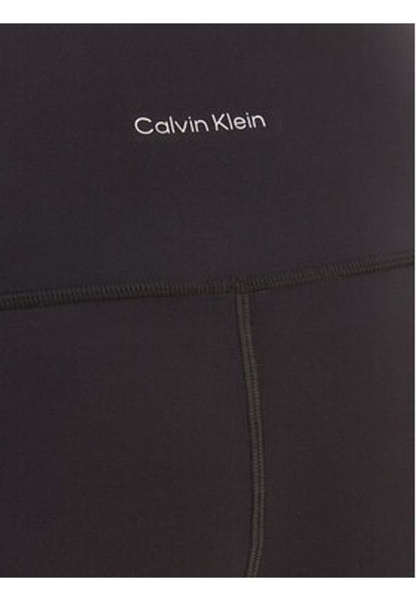 Calvin Klein Performance Legginsy Icon LVGWS6L676 Czarny Slim Fit. Kolor: czarny. Materiał: syntetyk