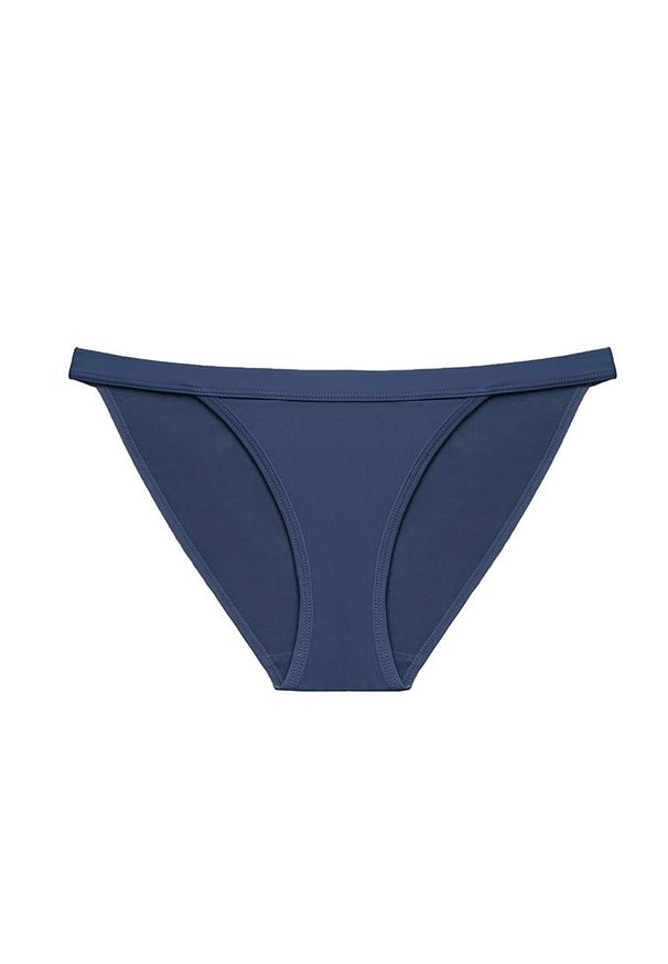 Intica - Tangi biodrówki elastyczne miękkie na co dzień Agafia. Stan: obniżony. Kolor: niebieski. Materiał: materiał