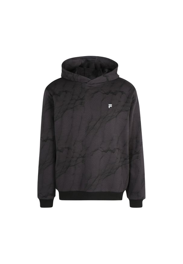 Fila - Bluza męska FILA Redford AOP Hoody. Kolor: czarny